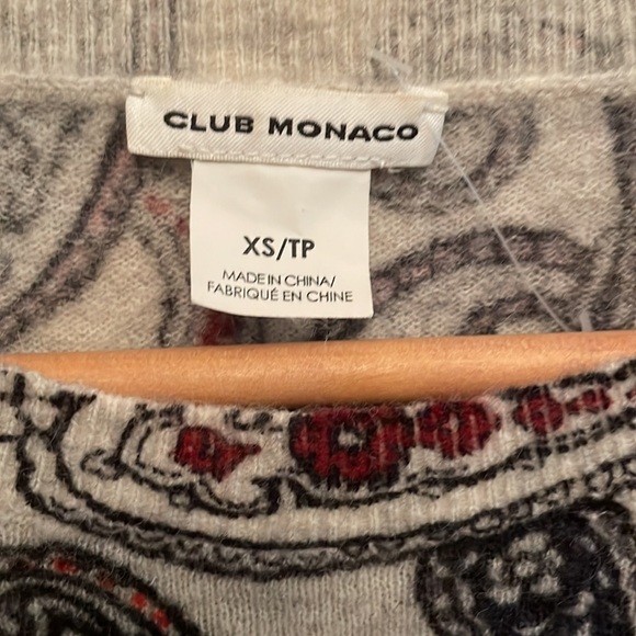 Club Monaco - Paisley Knit Top - Picture 4 of 5